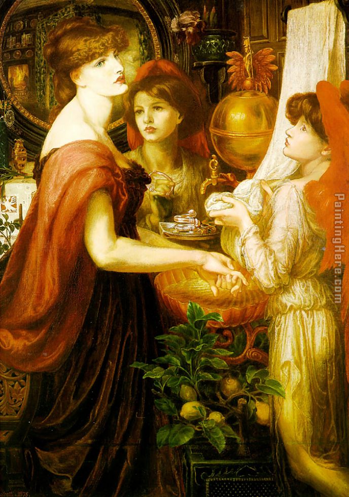 La Bella Mano painting - Dante Gabriel Rossetti La Bella Mano art painting